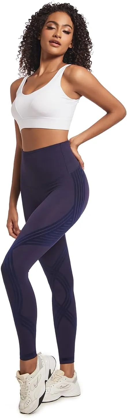 Leggings for Women Compression Body Sculpt Leggings Through Reversible Wear