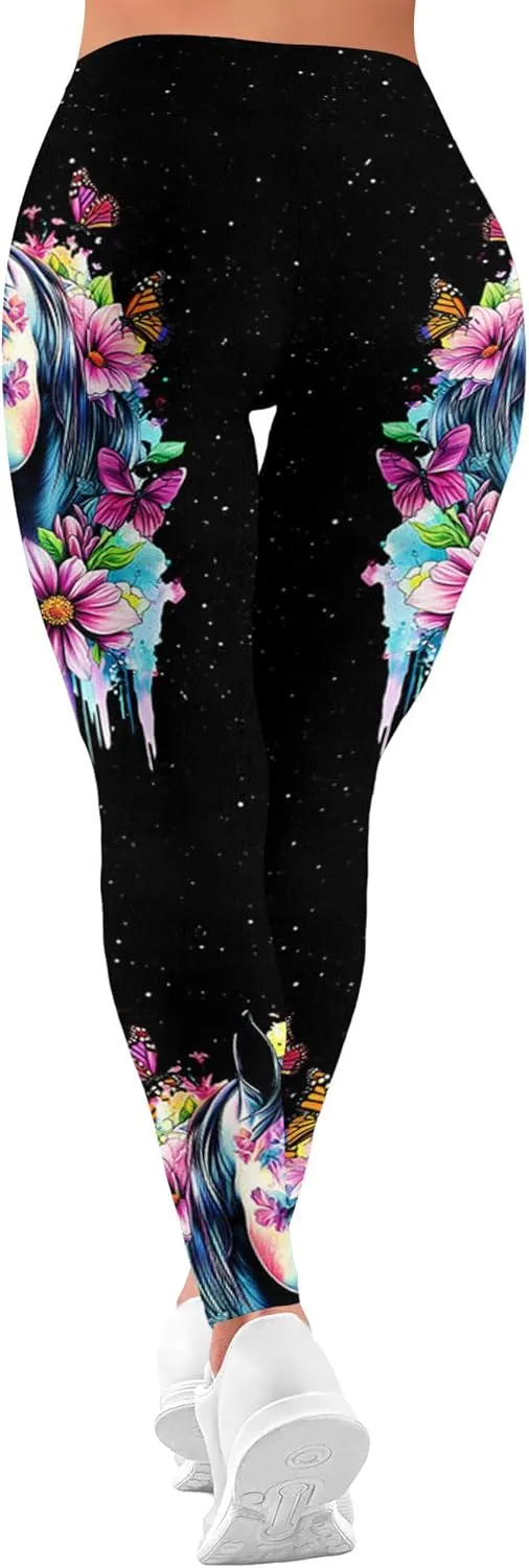 Leggings for Women Printed Funny Gym Womens Yoga Pants Athletics Workout Leggings