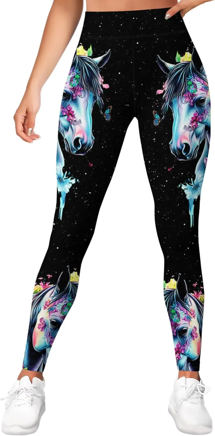 Leggings for Women Printed Funny Gym Womens Yoga Pants Athletics Workout Leggings