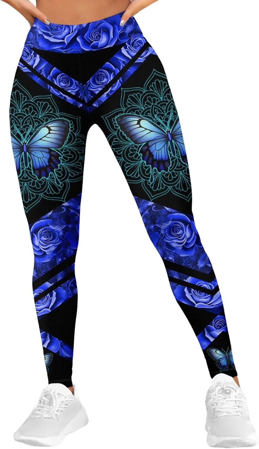 Leggings for Women Printed Funny Gym Womens Yoga Pants Athletics Workout Leggings