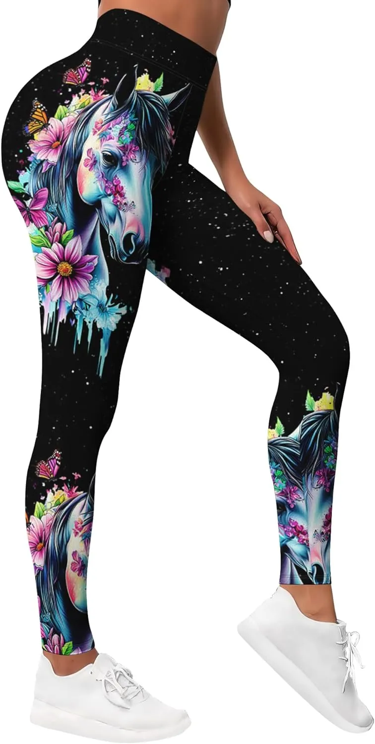 Leggings for Women Printed Funny Gym Womens Yoga Pants Athletics Workout Leggings