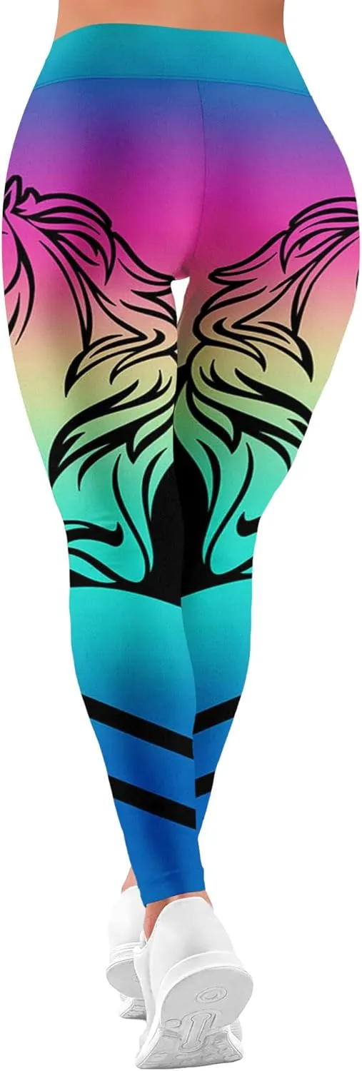 Leggings for Women Printed Funny Gym Womens Yoga Pants Athletics Workout Leggings
