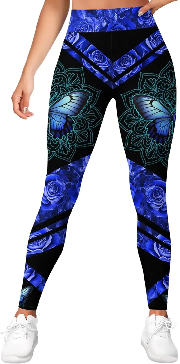 Leggings for Women Printed Funny Gym Womens Yoga Pants Athletics Workout Leggings