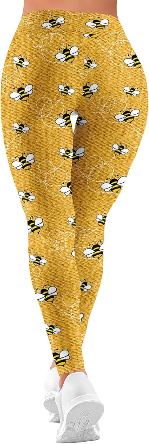 Leggings for Women Printed Funny Gym Womens Yoga Pants Crazy Leggings
