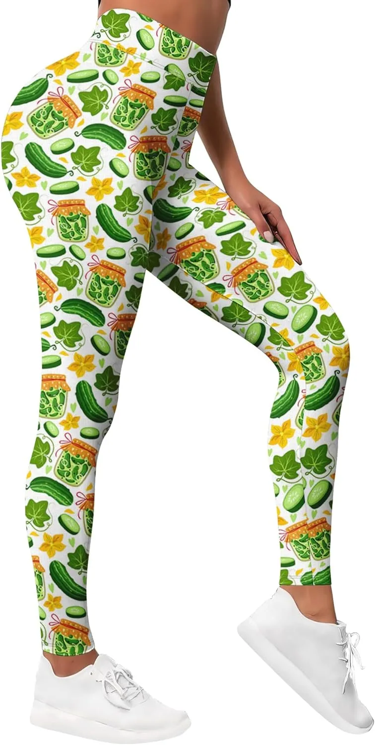 Leggings for Women Printed Funny Gym Womens Yoga Pants Crazy Leggings