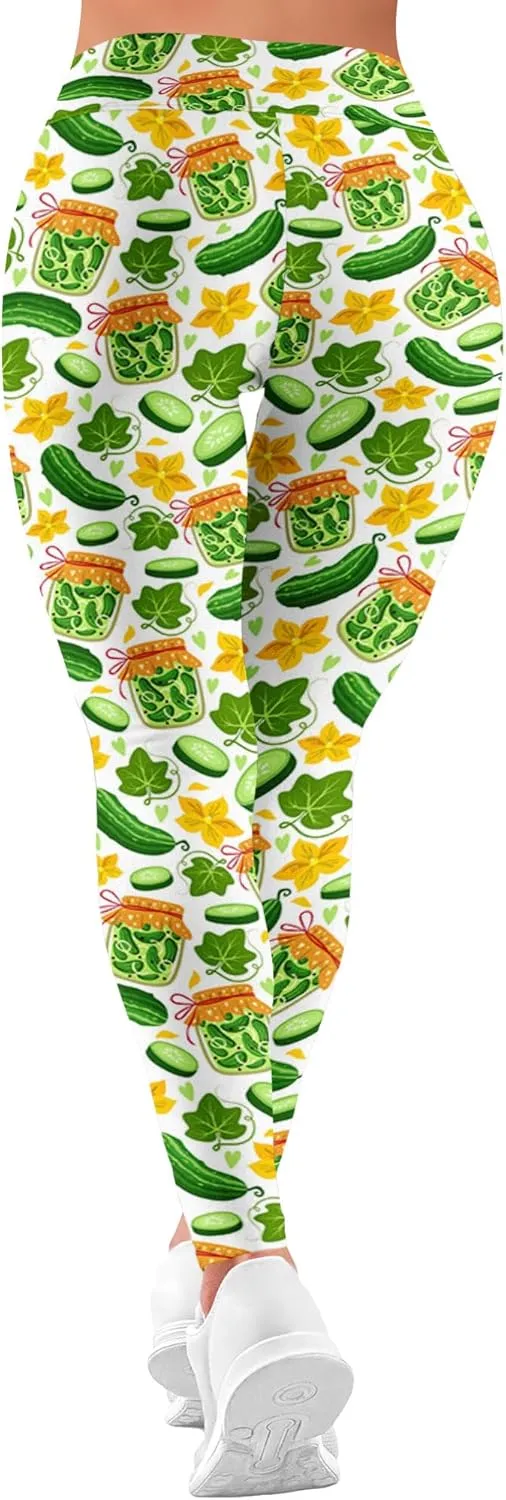 Leggings for Women Printed Funny Gym Womens Yoga Pants Crazy Leggings