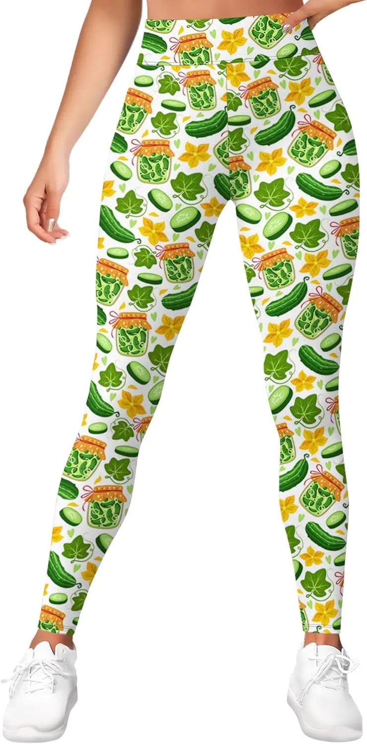 Leggings for Women Printed Funny Gym Womens Yoga Pants Crazy Leggings