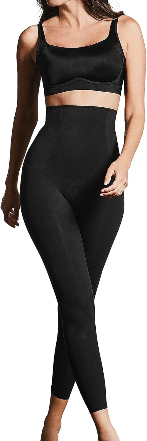 Leonisa High Waisted Compression Leggings for Women  Shapewear Gym Leggings