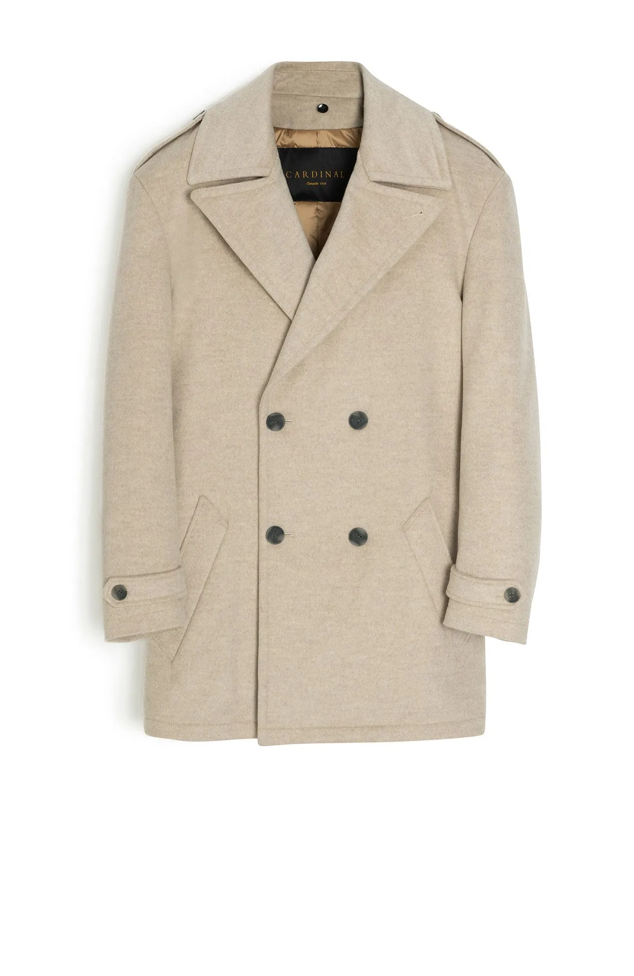 Limited Edition: Anikan Oatmeal Cashmere Trenchcoat