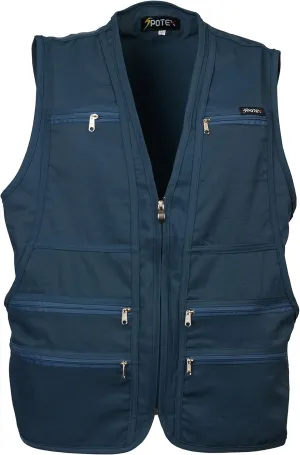 Men's 9 Pockets Work Utility Vest Military Photo Safari Travel Vest Workwear Jacket