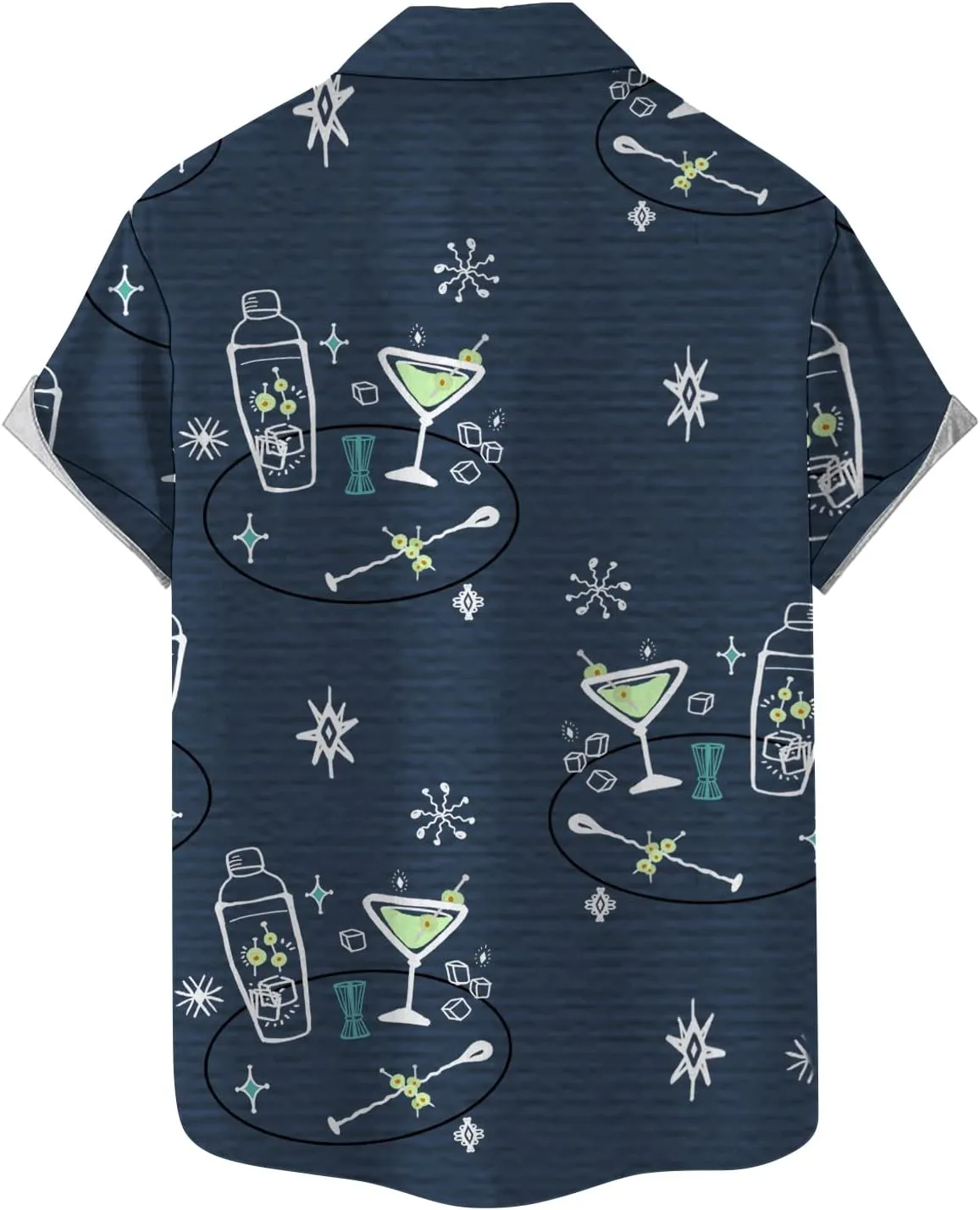 Mens Button Down Short Sleeve Shirt Shirt Collar Abstract Printed Shirts Casual Beach Tops