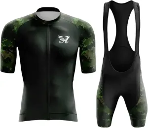 Men's Cycling Apparel, Cycle Jersey Mens Short Sleeve Set Breathable Quick Dry Bike Shirt bib Shorts Cycling Suits