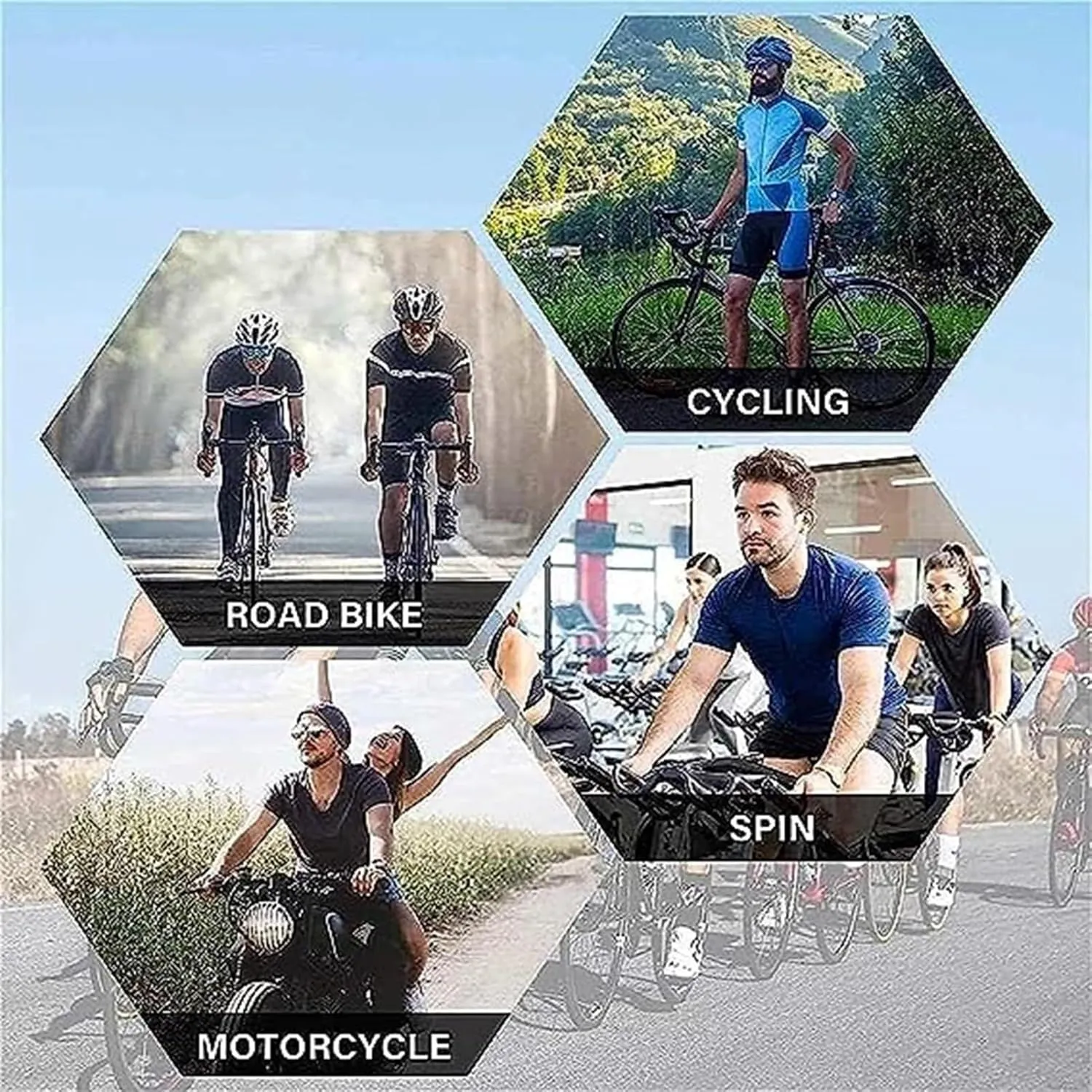 Men's Cycling Apparel, Cycle Jersey Mens Short Sleeve Set Breathable Quick Dry Bike Shirt bib Shorts Cycling Suits