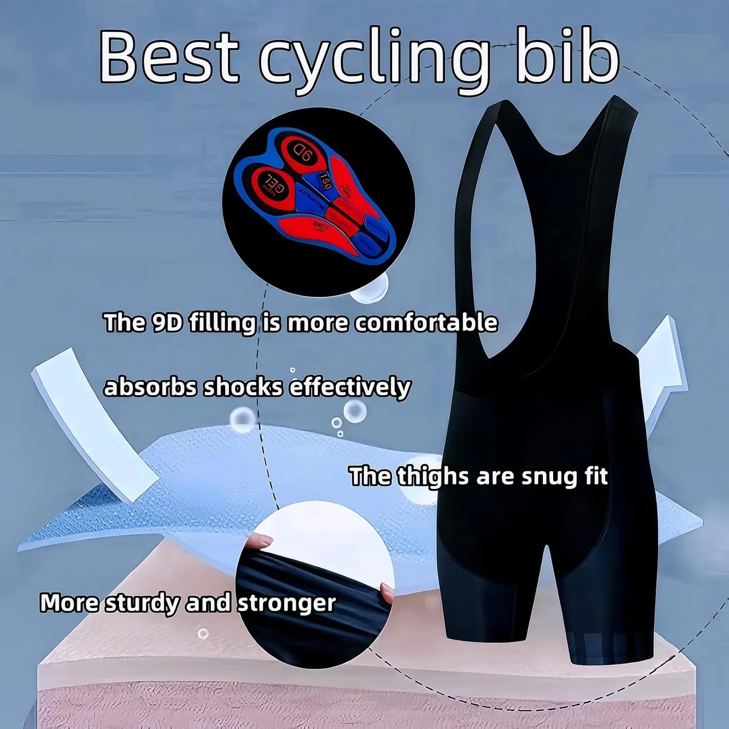Men's Cycling Apparel, Cycle Jersey Mens Short Sleeve Set Breathable Quick Dry Bike Shirt bib Shorts Cycling Suits