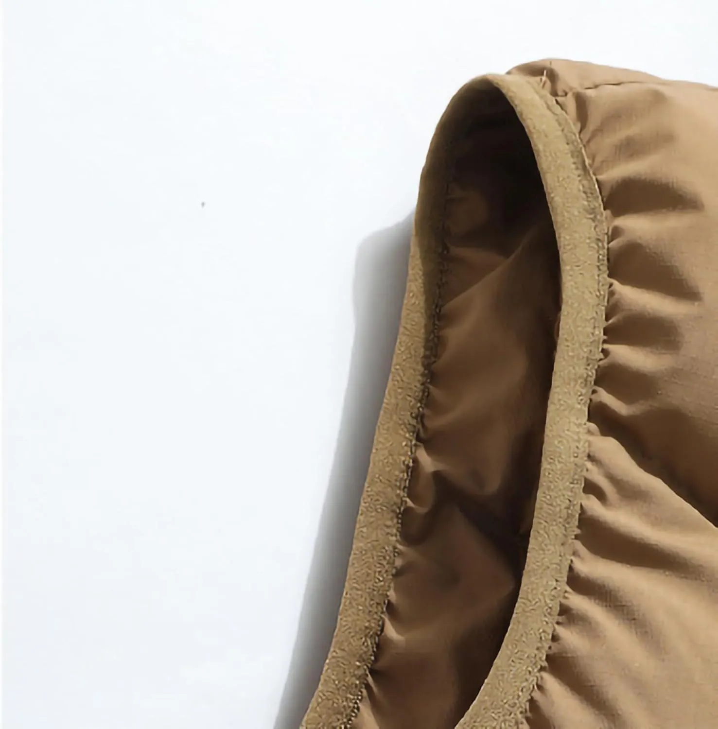 Men's Down Puffer Vest Hooded Sleeveless Jacket Zip Up Cotton Padded Waistcoat Coats with Pockets