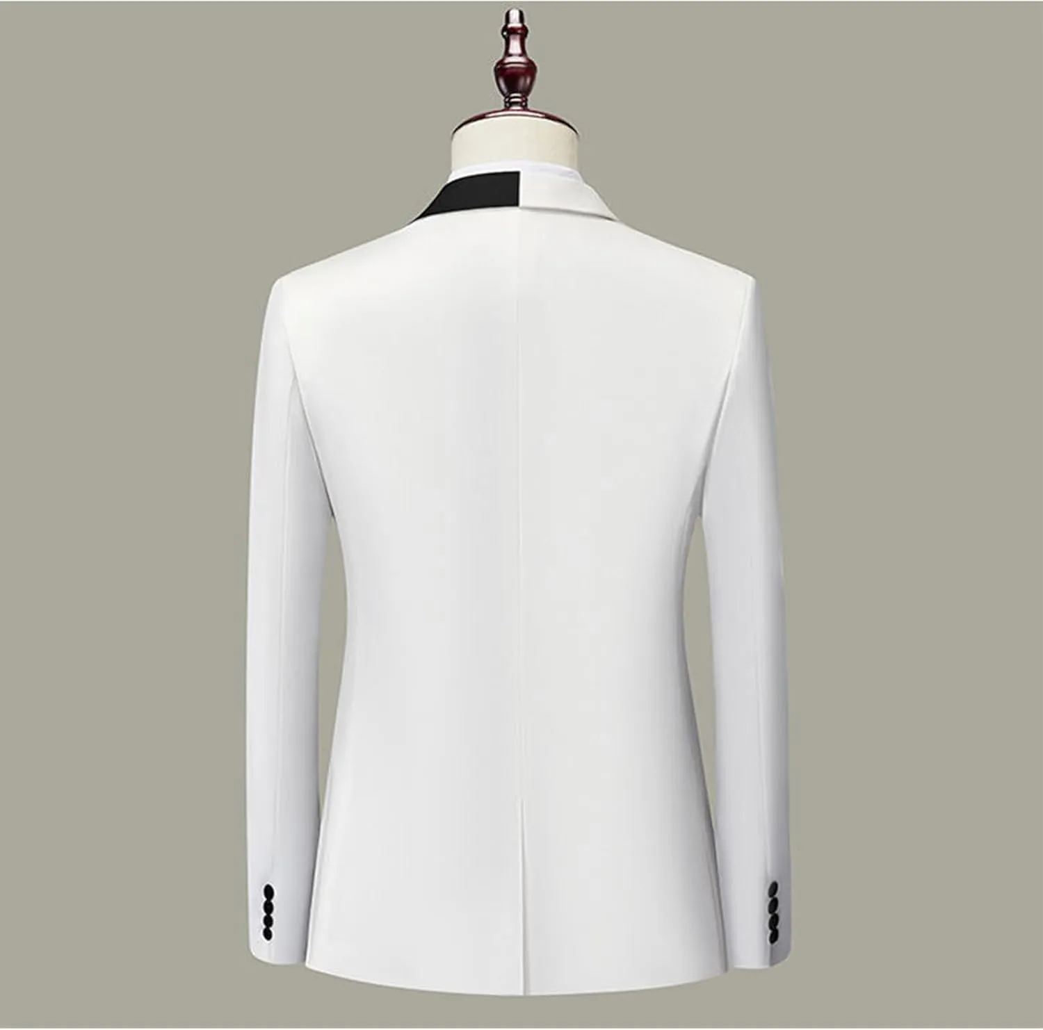 Mens Fashion Suit Jackets Formal Business Blazer Jackets Notch Collar Slim Fit Color Block Wedding Prom Jackets