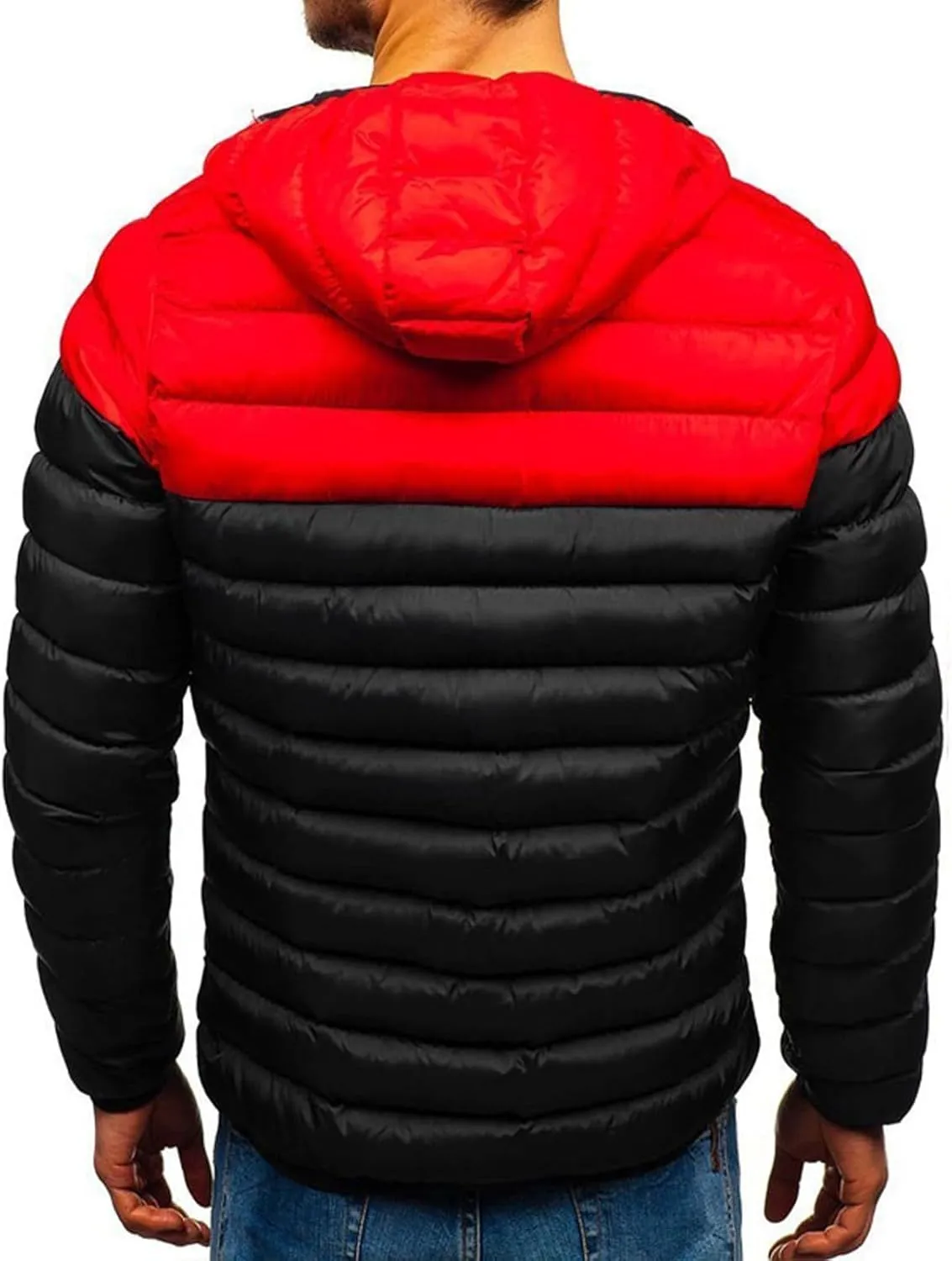 Mens Lightweight Windbreaker Long Sleeved Hooded Cotton Coat for Men's Western Clothing Men Denim Sport Coat Men