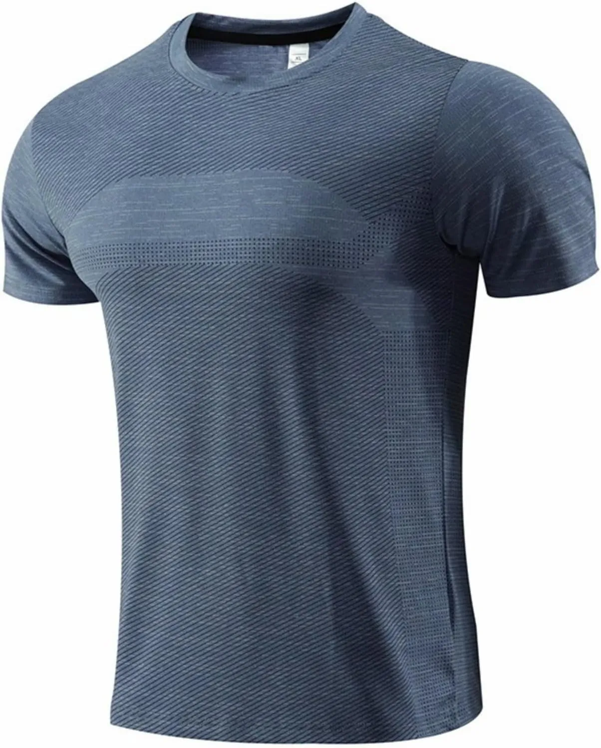 Men's Short Sleeve Quick-Dry Sports T-Shirt for Summer Casual, Stylish Suitable for Workouts,Running,Fishing
