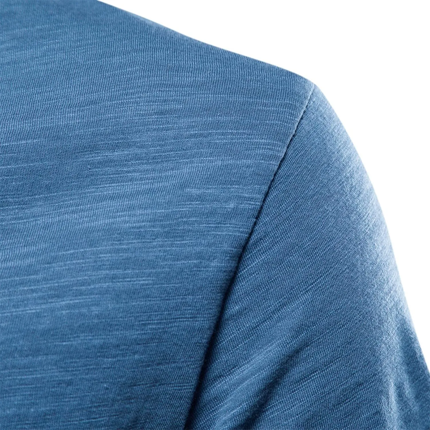 Mens T-Shirts Casual Plain V Neck Short Sleeve Shirts Classic Fit Cotton Undershirts Moisture Wicking Tees for Gym Workout