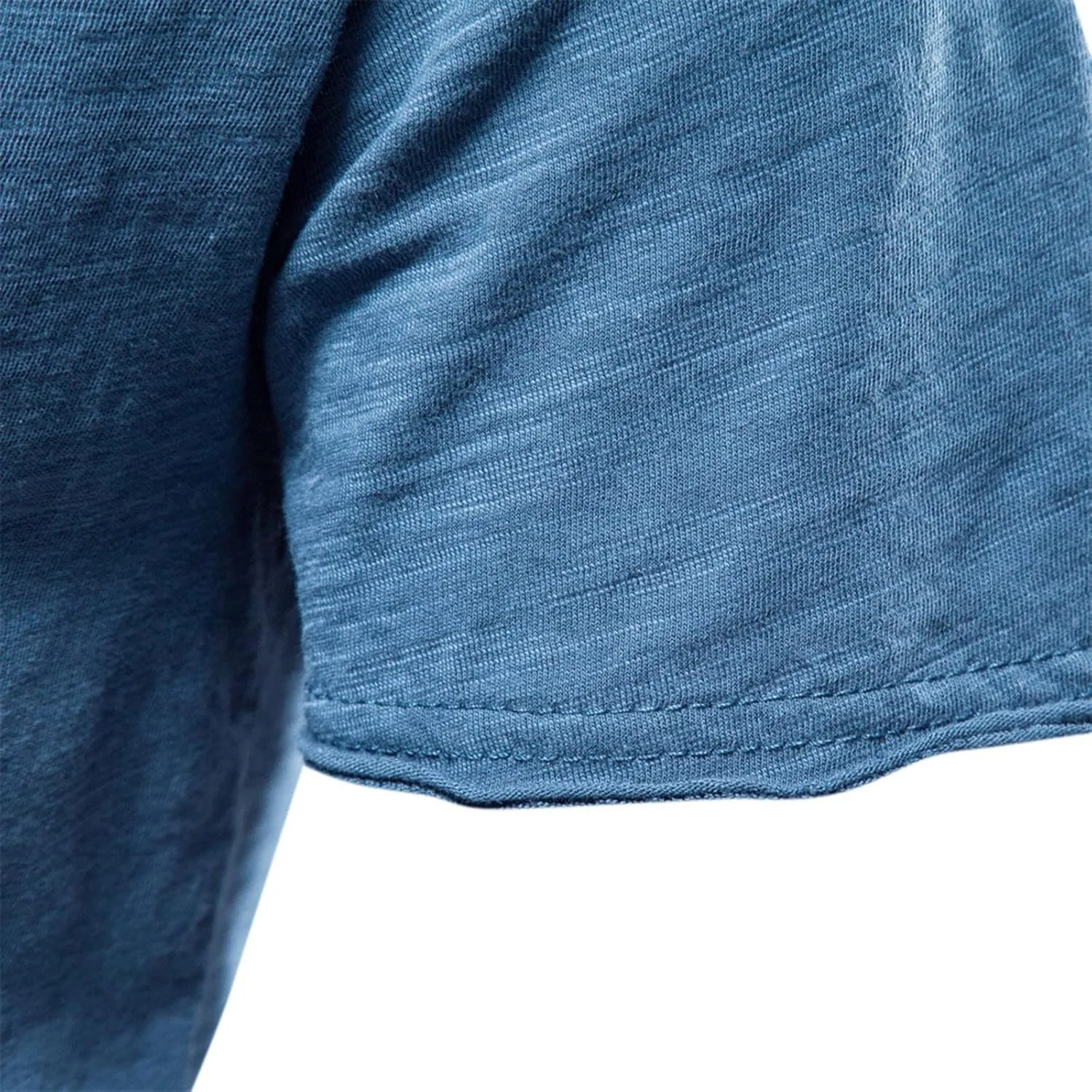 Mens T-Shirts Casual Plain V Neck Short Sleeve Shirts Classic Fit Cotton Undershirts Moisture Wicking Tees for Gym Workout