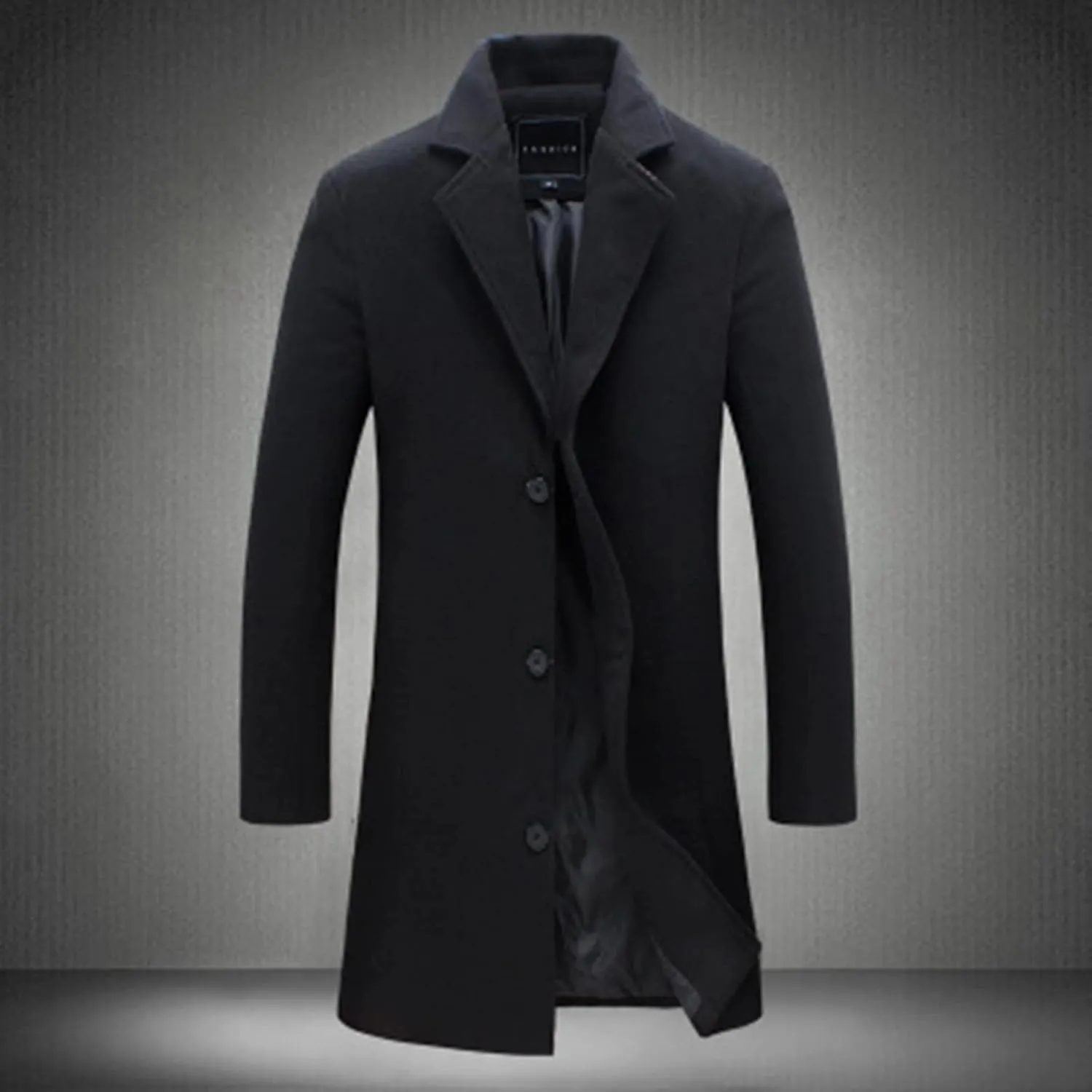 Mens T Shirts Winter Coat Lapel Collar Long Sleeve Padded Leather Jacket Vintage Thicken Coat Sheepskin Jacket Long