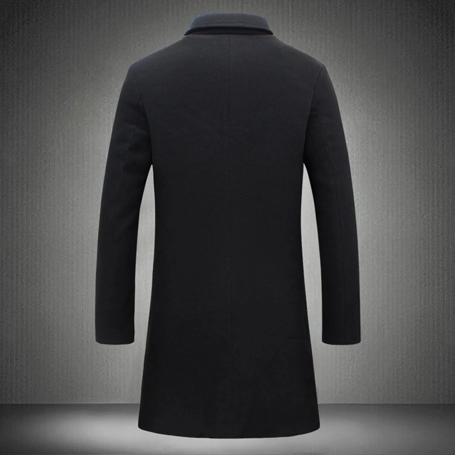 Mens T Shirts Winter Coat Lapel Collar Long Sleeve Padded Leather Jacket Vintage Thicken Coat Sheepskin Jacket Long