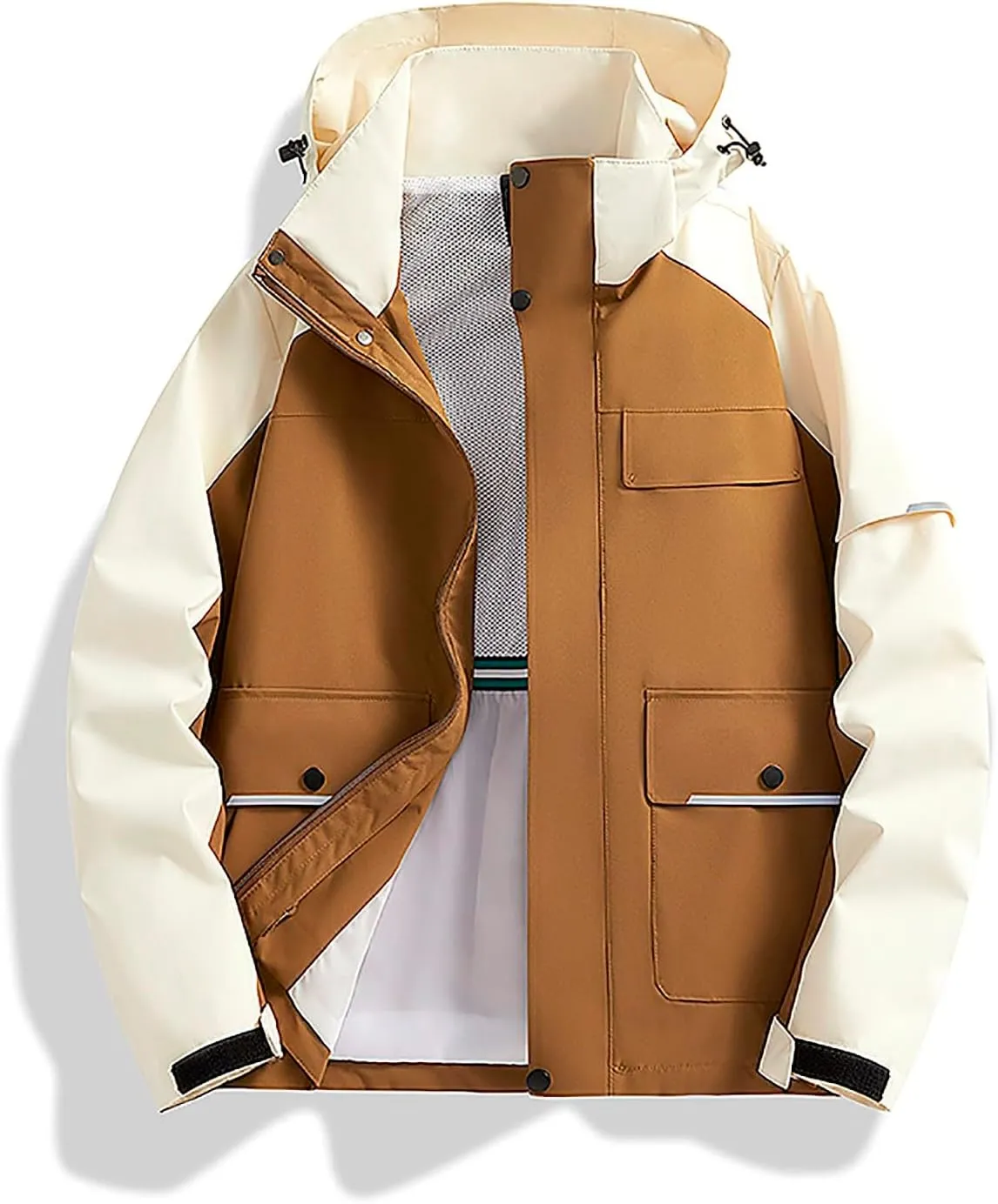 Mens Windbreaker Jackets Lightweight Rain Jacket Men Waterproof Casual Easy-Care Zip Up Versatile Outdoor Activitie Coat