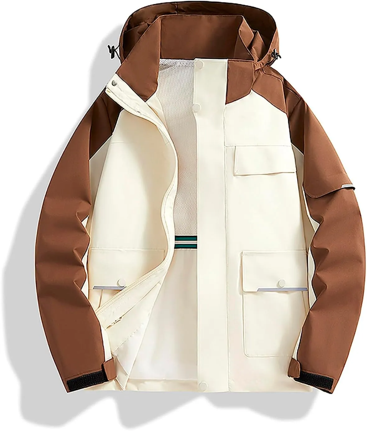 Mens Windbreaker Jackets Lightweight Rain Jacket Men Waterproof Casual Easy-Care Zip Up Versatile Outdoor Activitie Coat