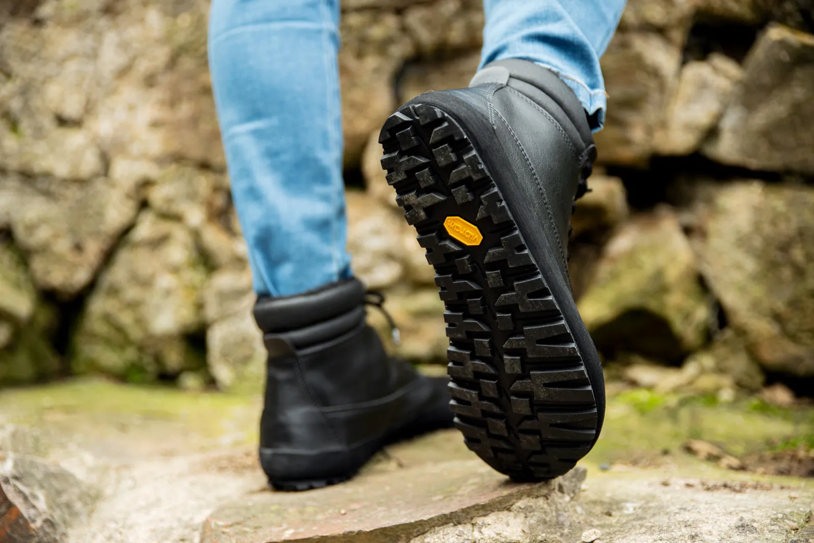 Men's winter barefoot boots Shuma Winter black