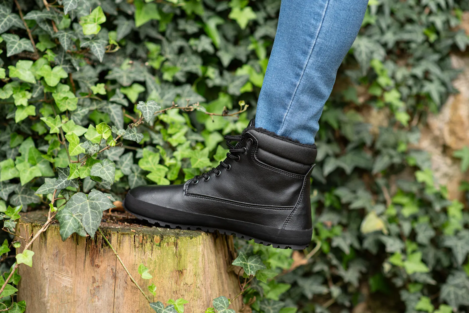 Men's winter barefoot boots Shuma Winter black
