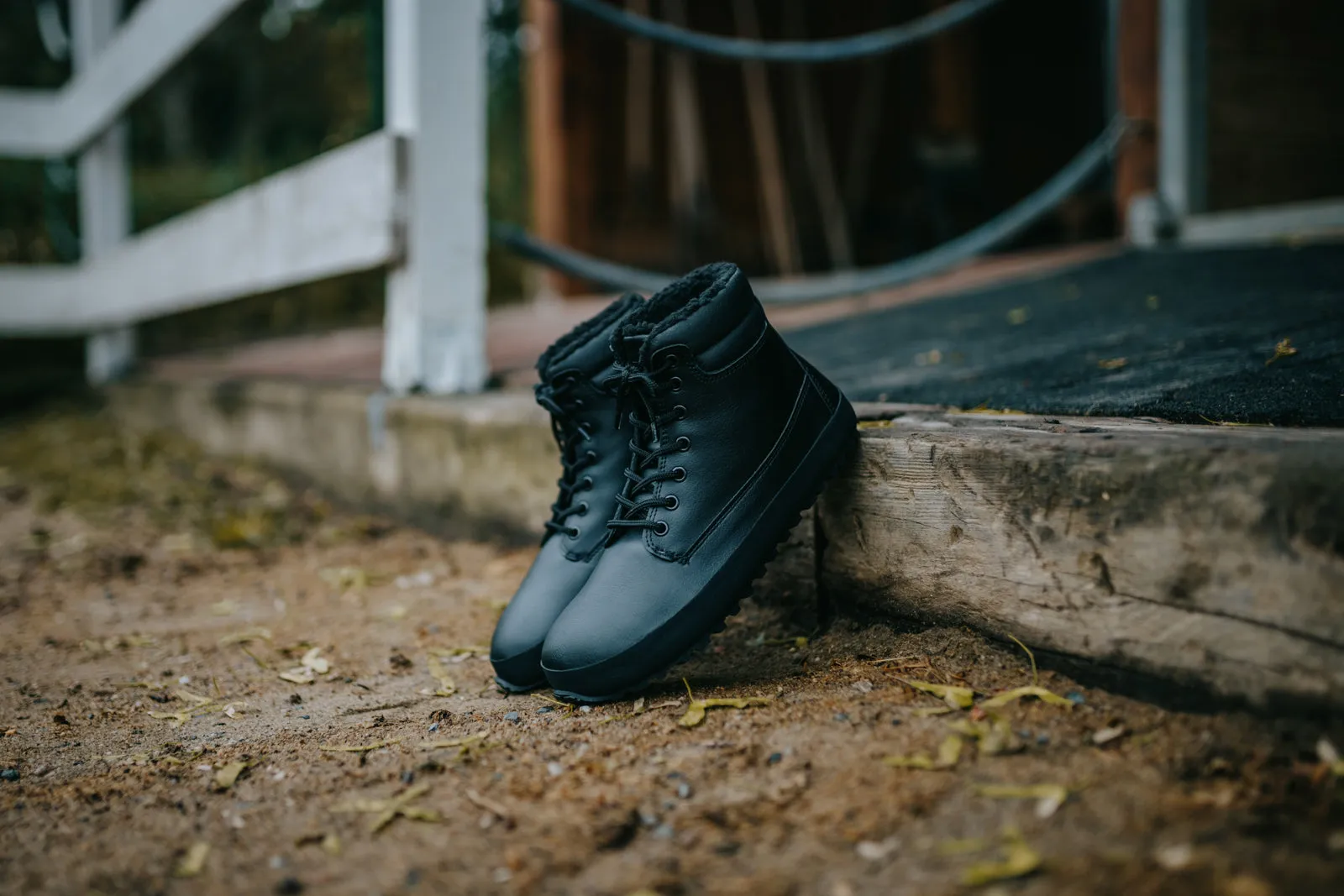 Men's winter barefoot boots Shuma Winter black