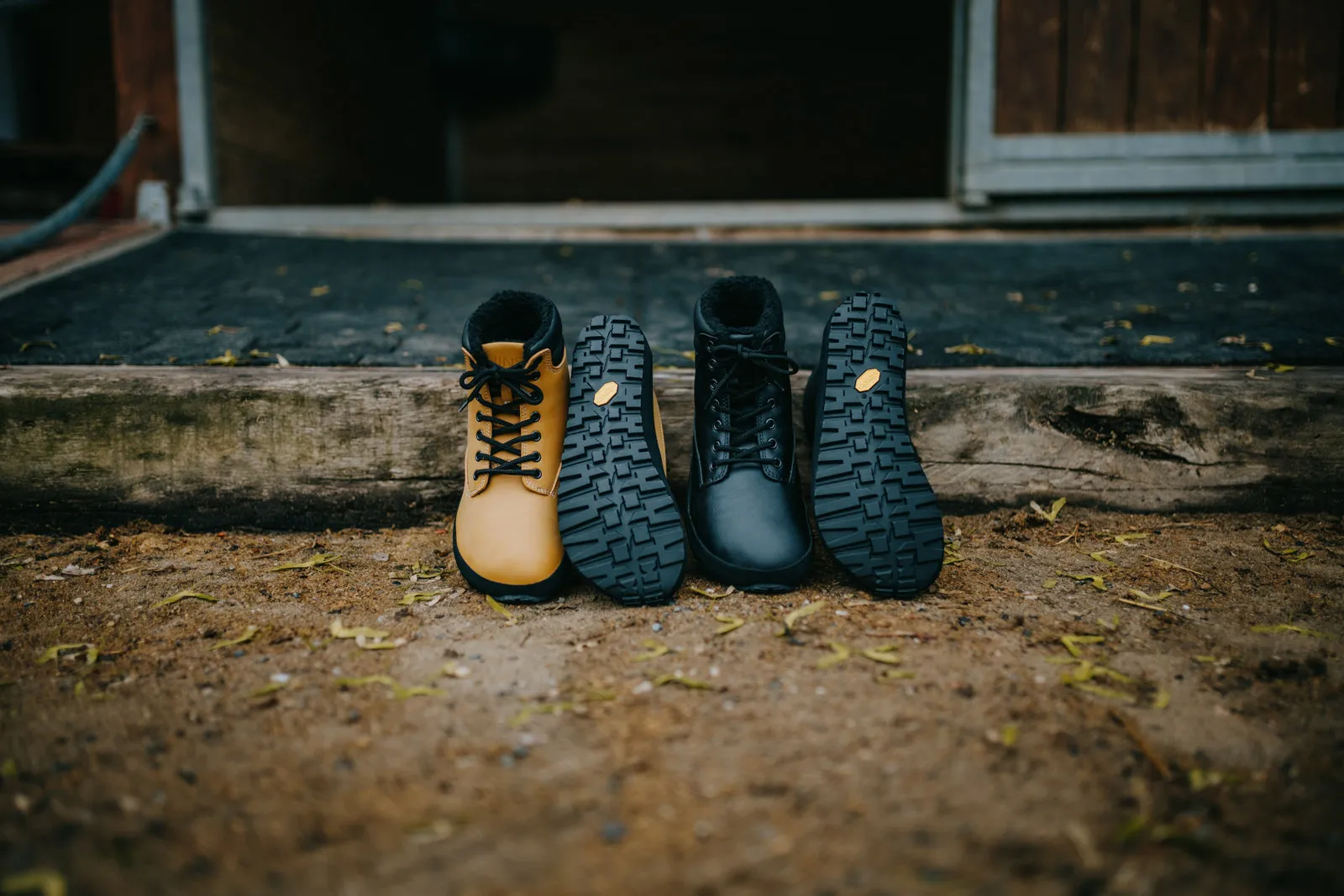 Men's winter barefoot boots Shuma Winter black