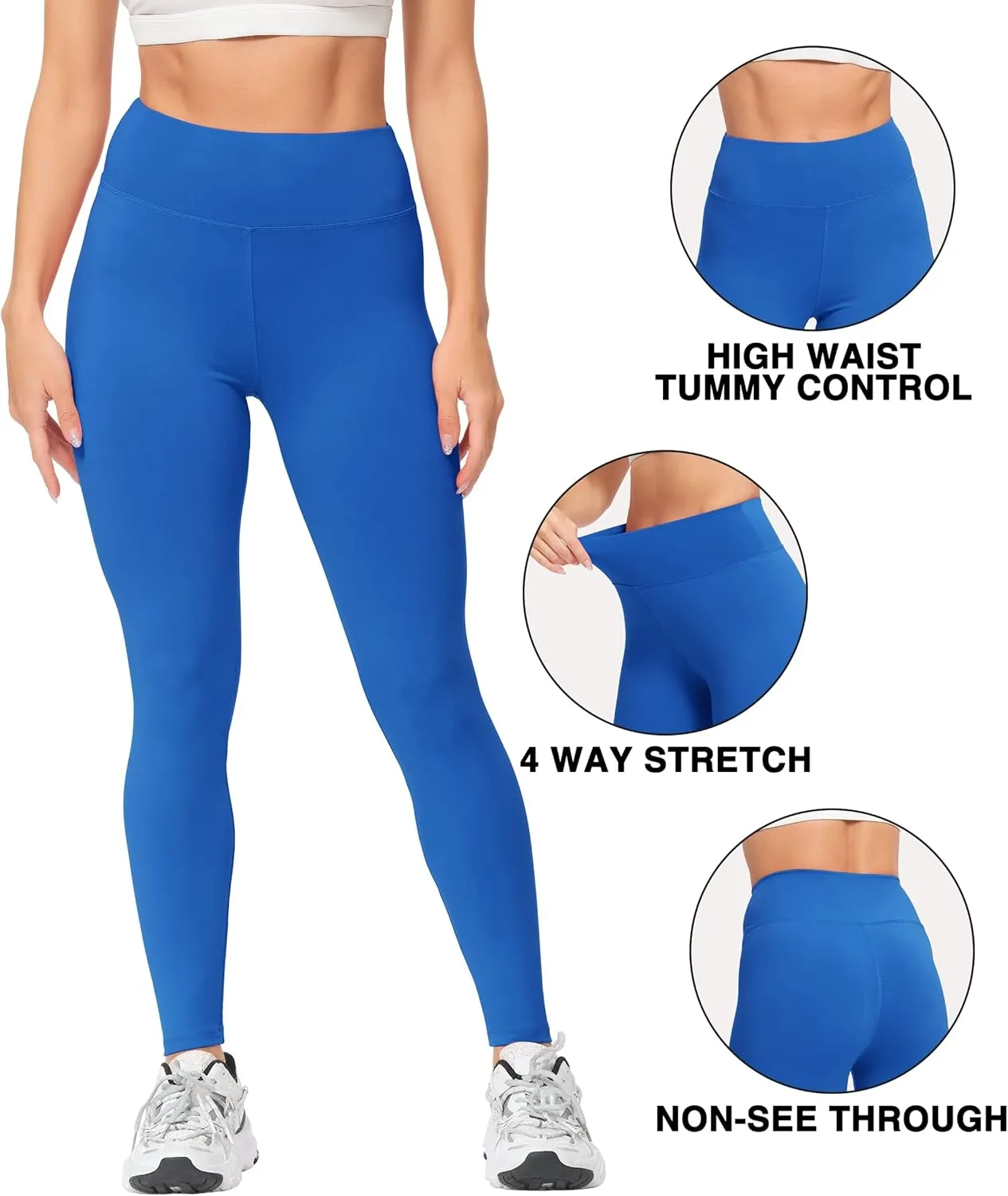 Natural Feelings Buttercloud High Waisted Leggings for Women Ultra Soft Stretch Slim Yoga Leggings