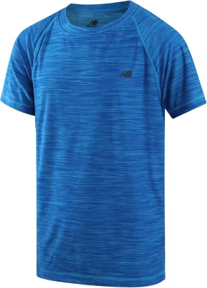 New Balance Boys' T-Shirt - Classic Cotton Active T-Shirt for Boys' - Kids Youth Crewneck Short Sleeve Shirt (8-20)