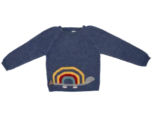 NW419 Turtle Sweater in Blue