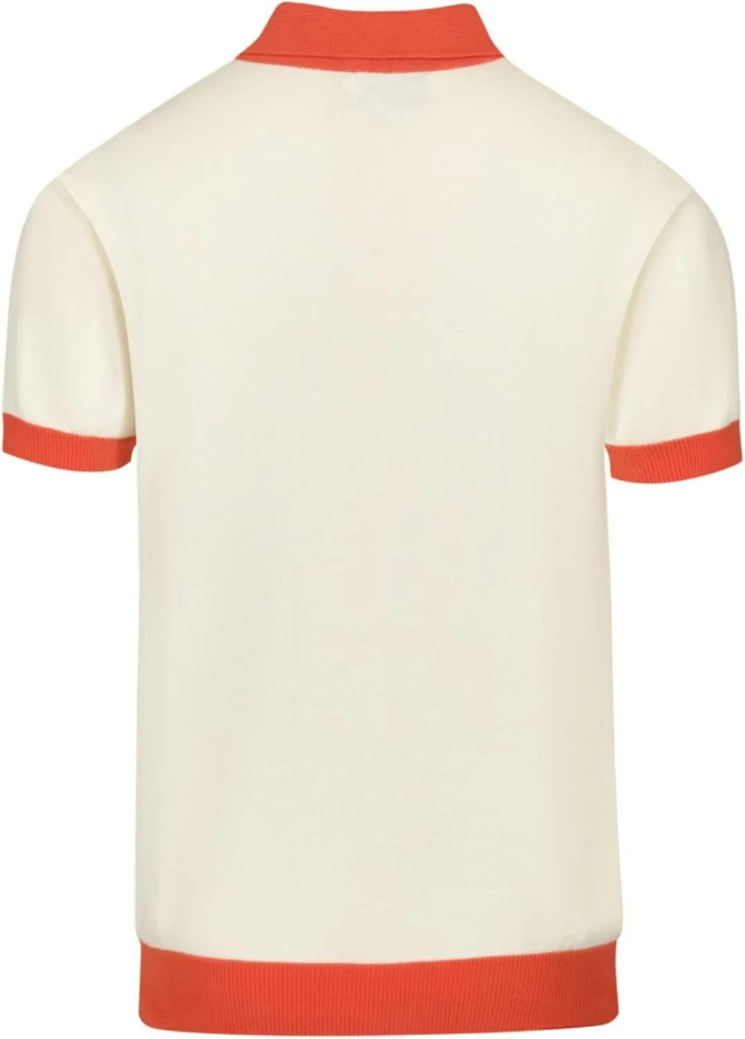 OXKNIT Men's Knit Polo Shirt Casual Knitted Shirt Short Sleeve 1972 Pattern Summer Shirt