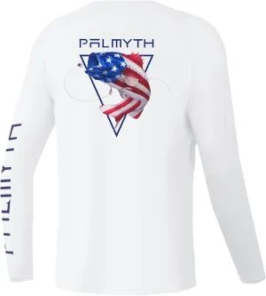 Palmyth Boys Fishing Shirt Youth Long Sleeve T-Shirt UPF 50  Sun Protection