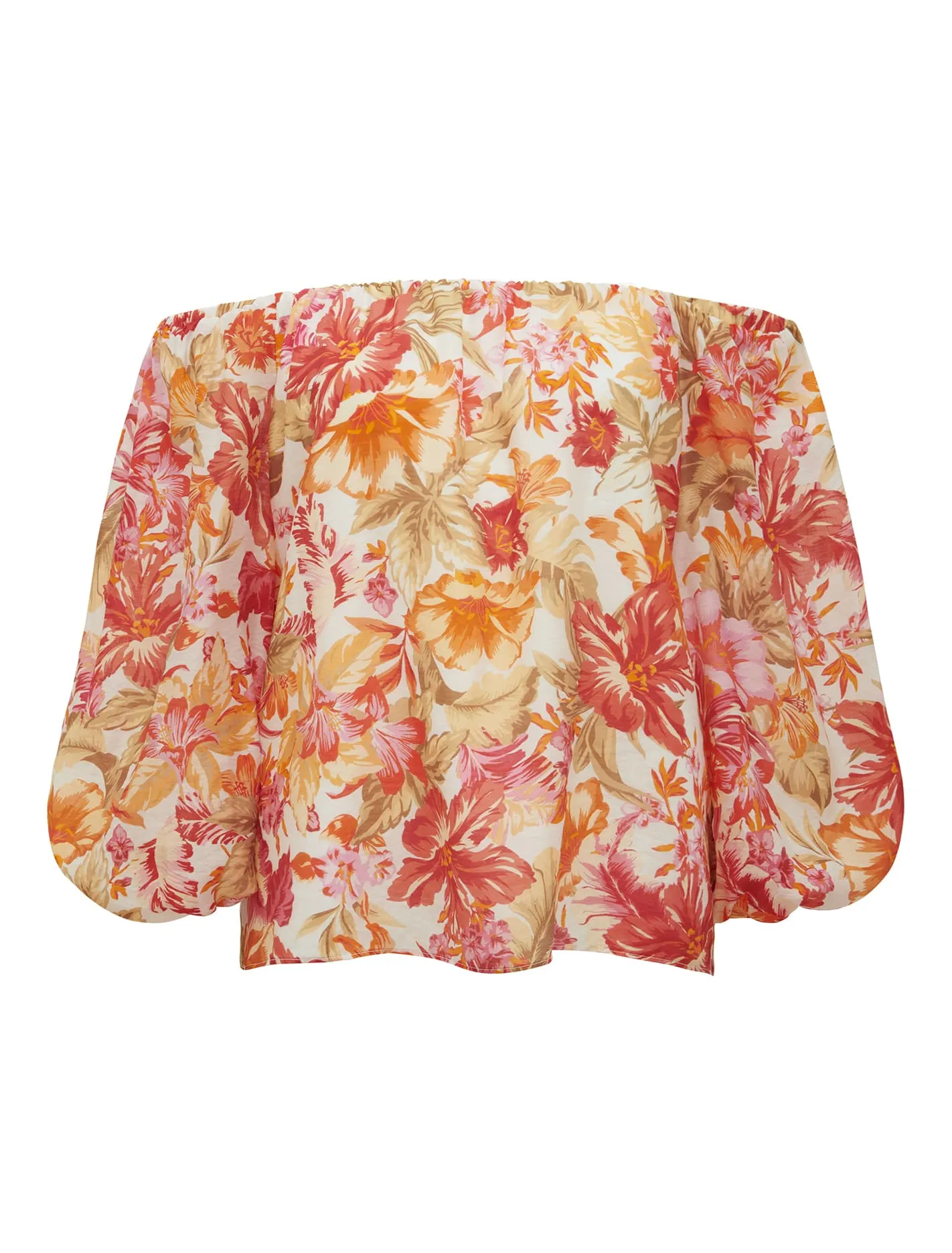 Penelope Printed Bardot Top