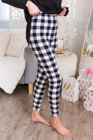 Plaid About You Christmas Leggings