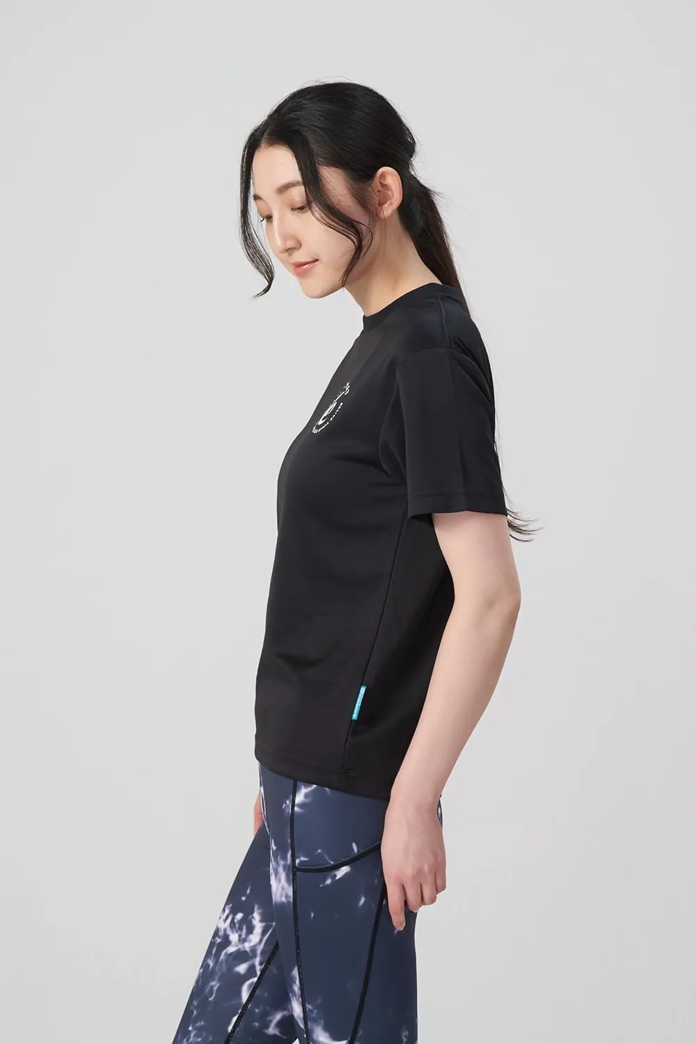 Quick Dry RELIVE Sports Shirt with UV Protection, Japanese Shirt Black