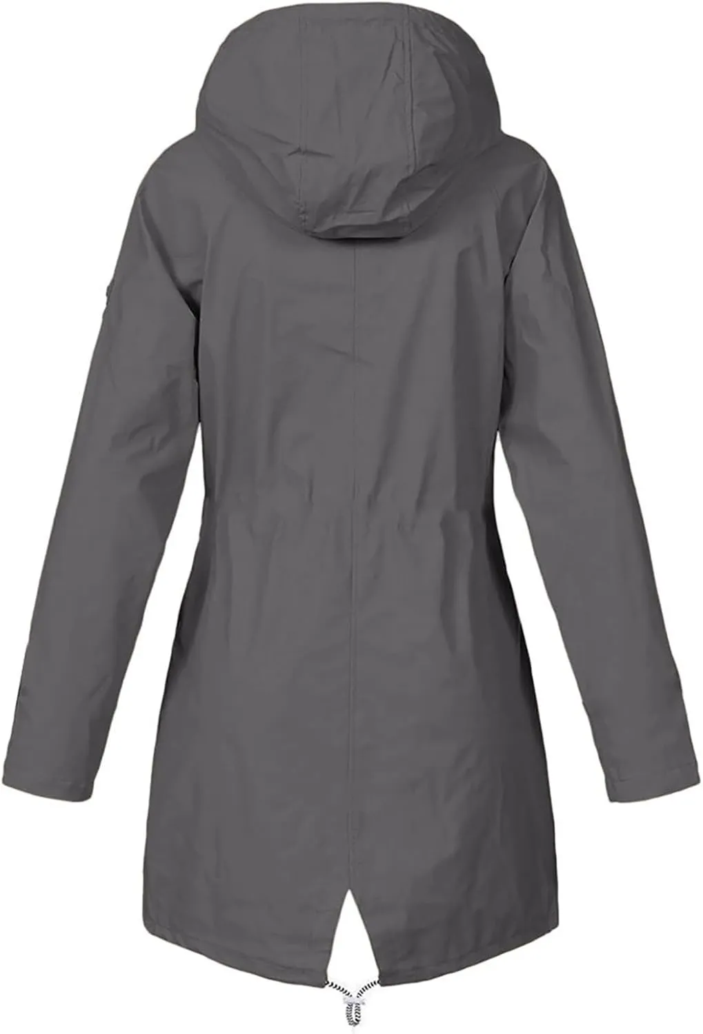 Rain Coats for Women Waterproof with Hood Thickened Fleece Lined Raincoat Casual Solid Lightweight Rain Coats