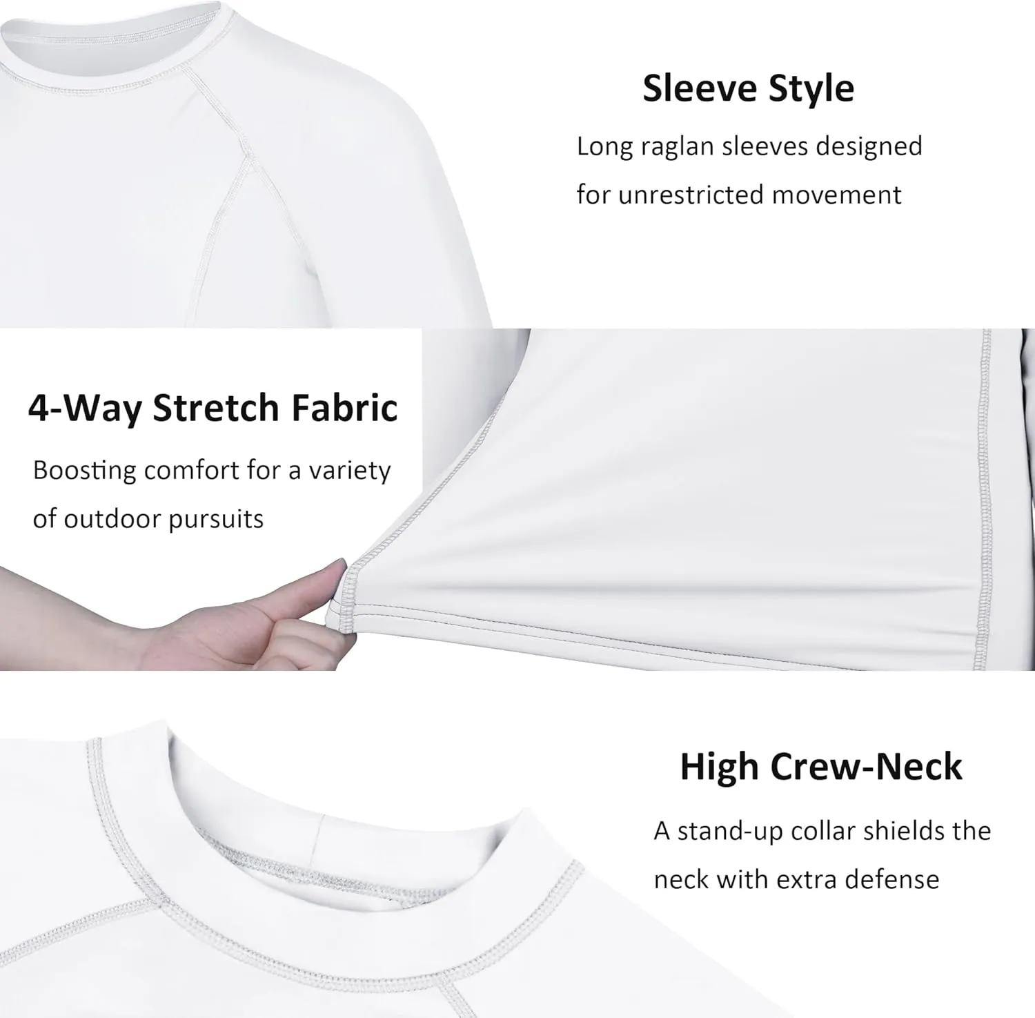 Rash Guard for Men UPF 50  Sun Protection Long Sleeve Shirts for Fishing Workout Quick Dry Lightweight Cooling