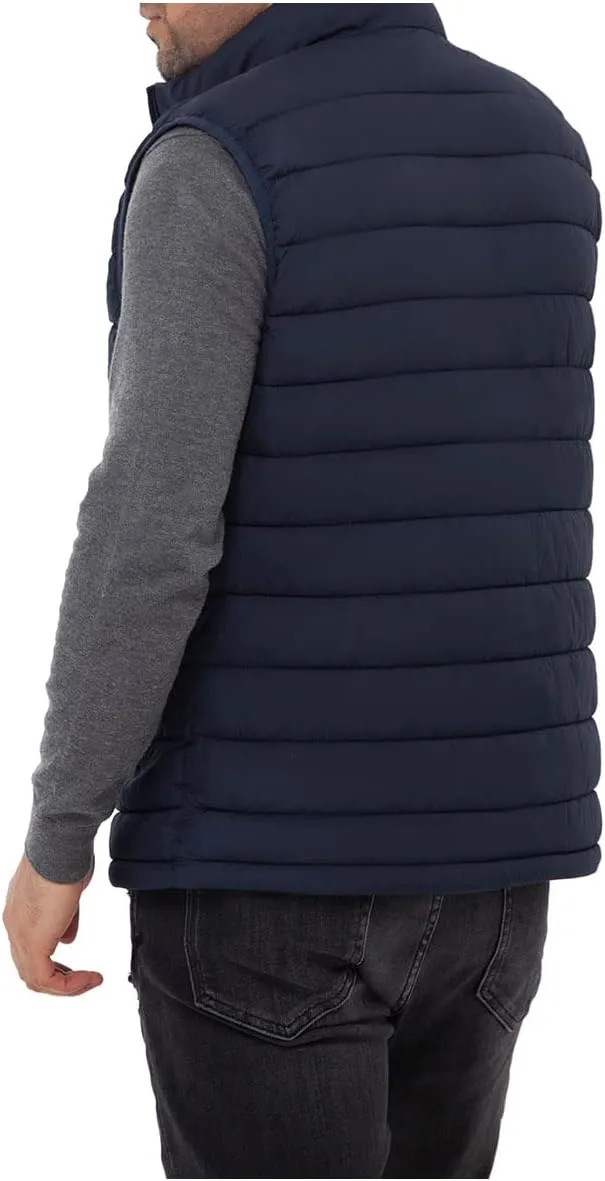 Rokka&Rolla Men's Lightweight Puffer Vest Sleeveless Winter Jacket