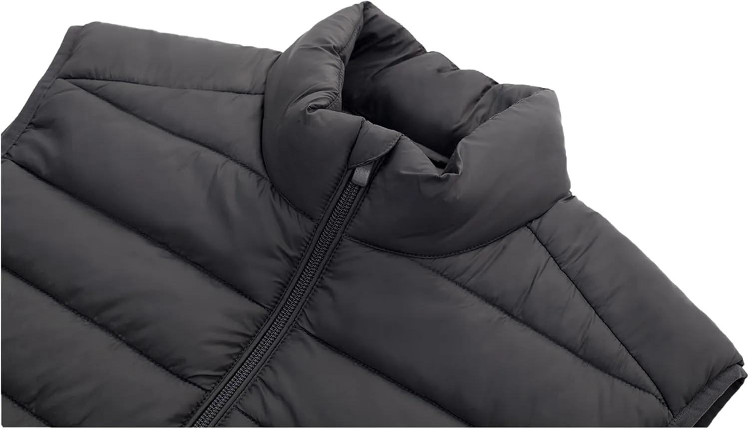 Rokka&Rolla Men's Lightweight Puffer Vest Sleeveless Winter Jacket
