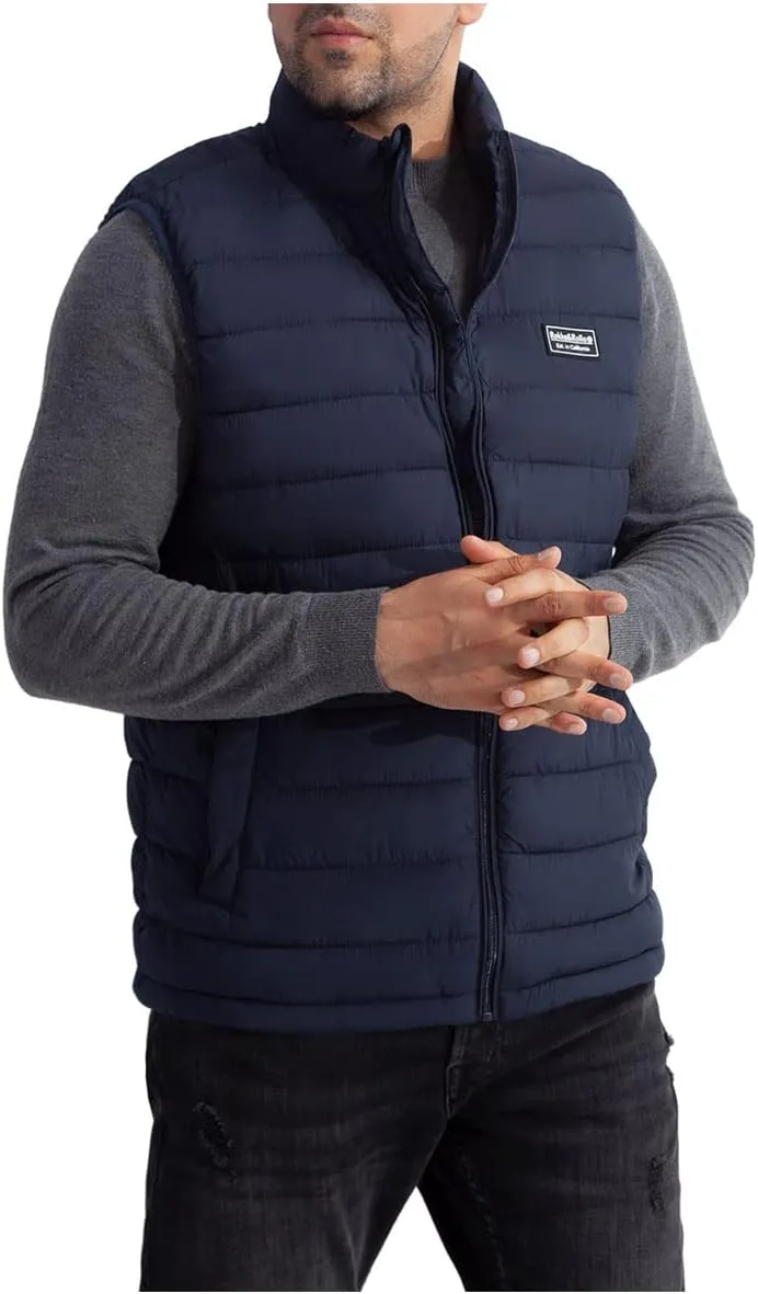 Rokka&Rolla Men's Lightweight Puffer Vest Sleeveless Winter Jacket