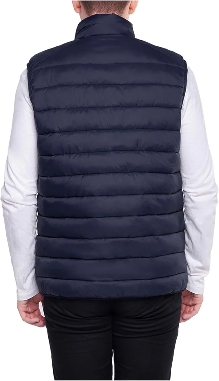 Rokka&Rolla Men's Lightweight Puffer Vest Sleeveless Winter Jacket