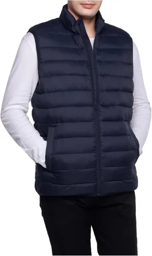 Rokka&Rolla Men's Lightweight Puffer Vest Sleeveless Winter Jacket