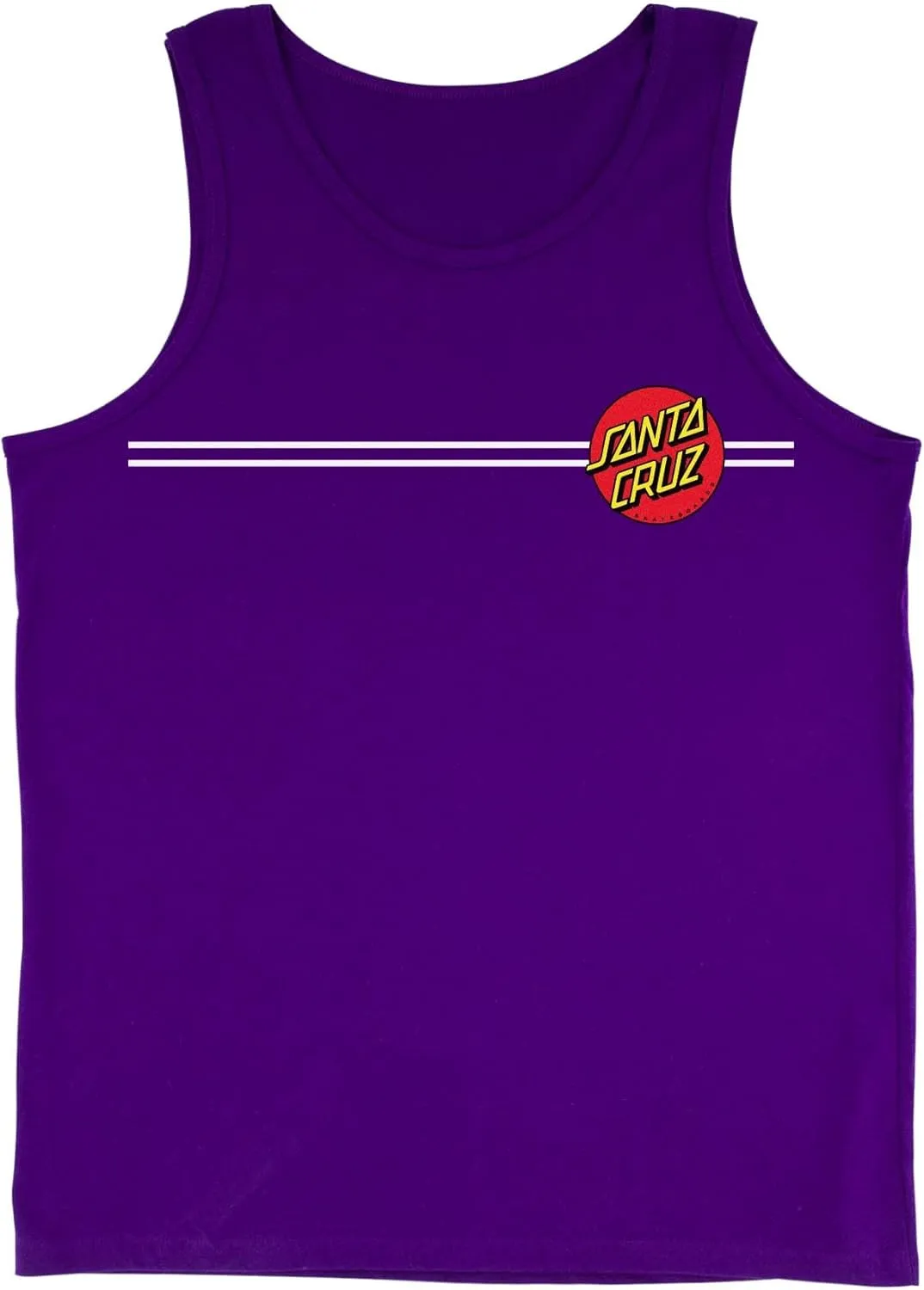 SANTA CRUZ Men's Tank Top Classic Dot Skate Tank Top