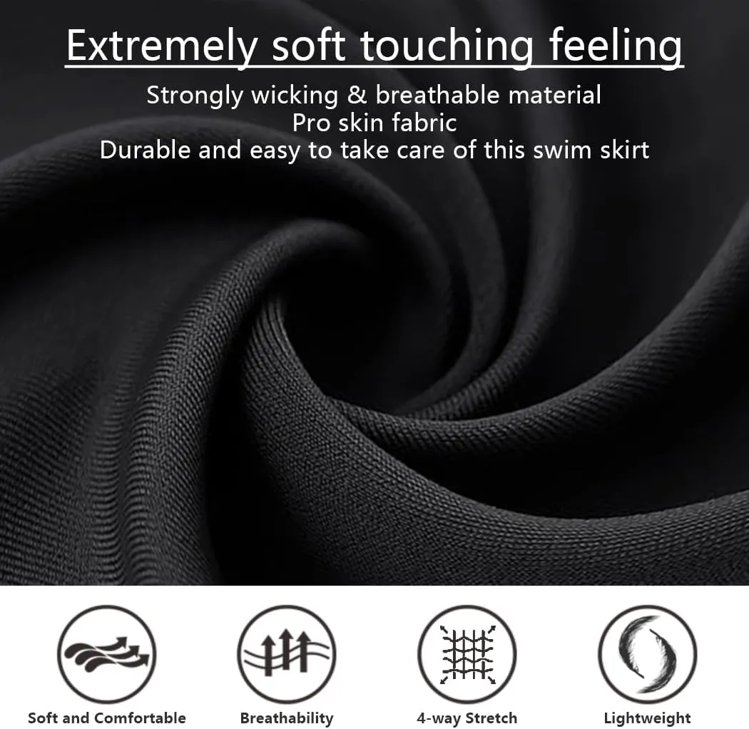 Seagoo Swim Skirt with Leggings Women UV Protection Skirted Swimming Leggings Pants