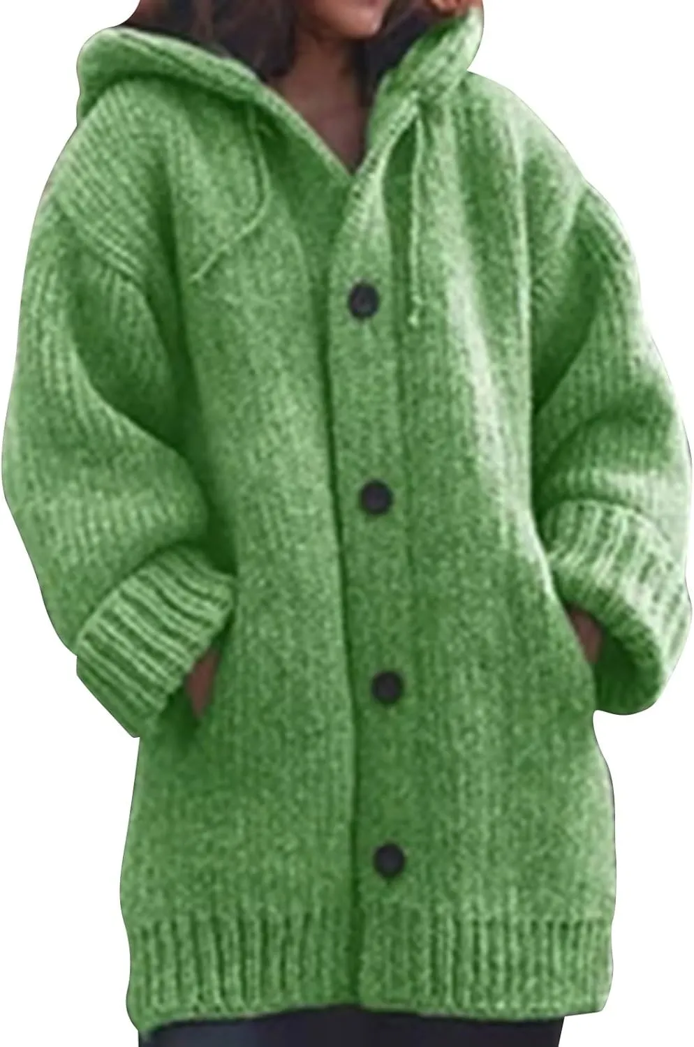 SHAOBGE plus Size Coats for Women 5x Winter Thick Autumn And Winter Sweater Large Size Knit Sweater Womens plus Size